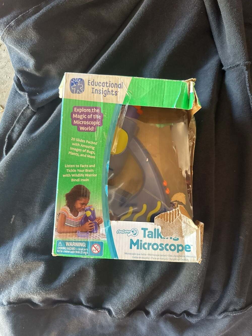 Educational Insights GeoSafari Jr. Talking Microscope Featuring Bindi Irwin